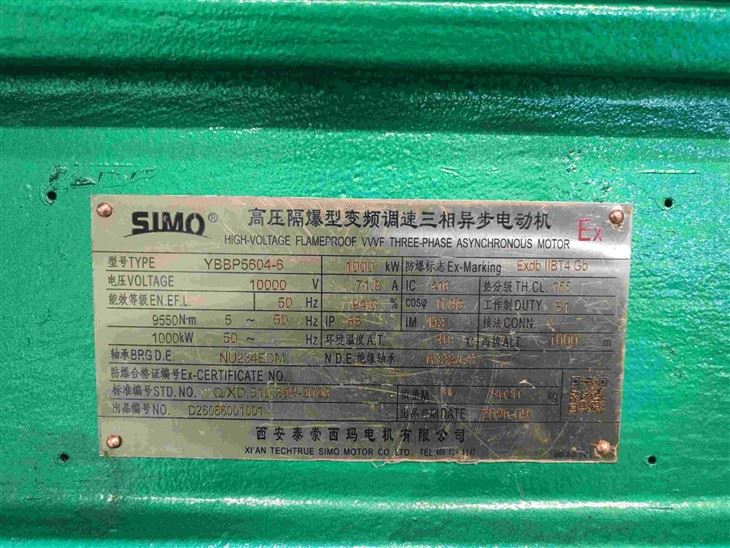 YBBP5604-6 HV Explosion-proof VVVF Three-phase Asynchronous Motor 1000kw best