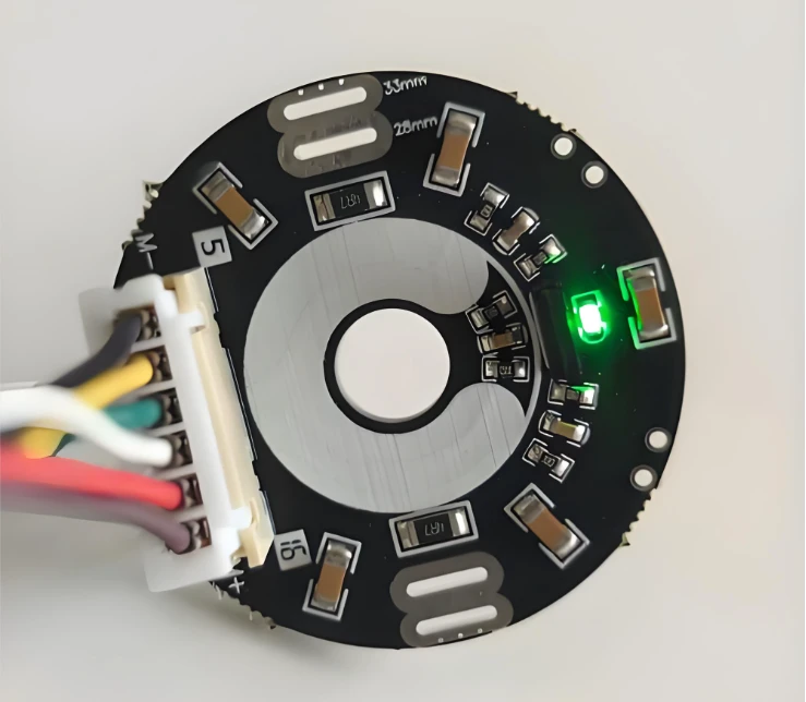 encoder of the motor