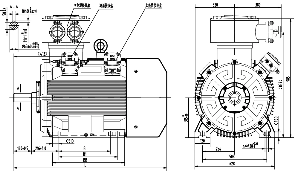 outline dimension of ex electric motor outline dimension of ex electric motor
