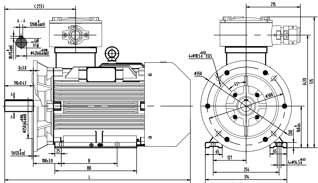 outline dimension of ex generator outline dimension of ex generator