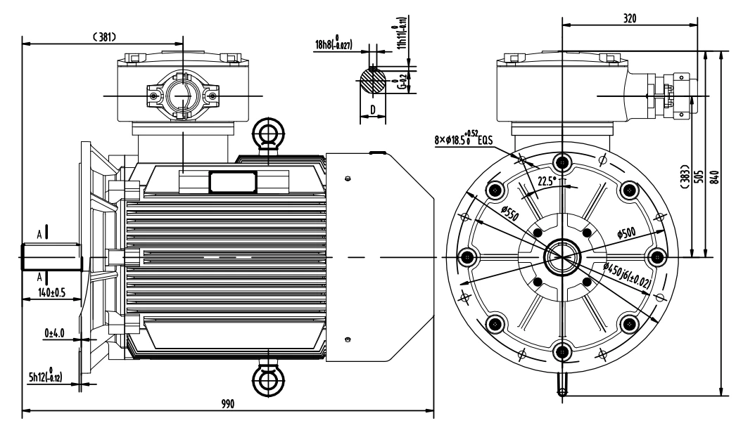 outline dimension of iec explosion proof standard Exd I Mb outline dimension of iec explosion proof standard Exd I Mb