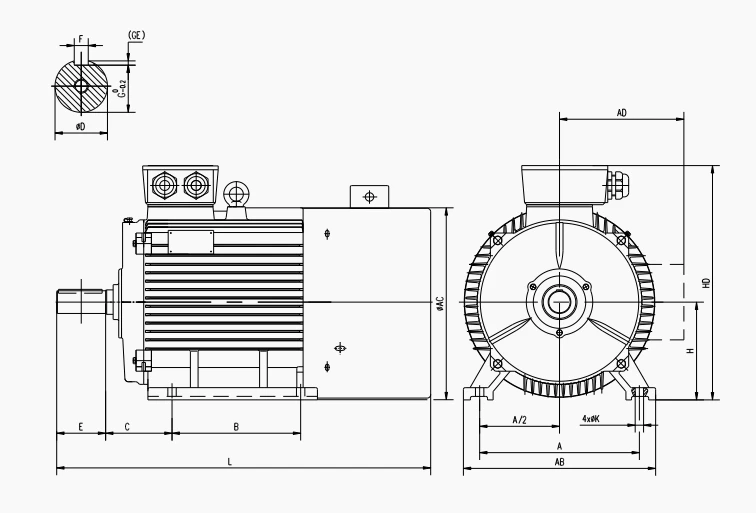 outline dimension of the magnet motor outline dimension of the magnet motor