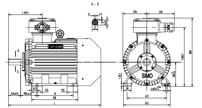 outline dimension of flame proof induction motor outline dimension of flame proof induction motor