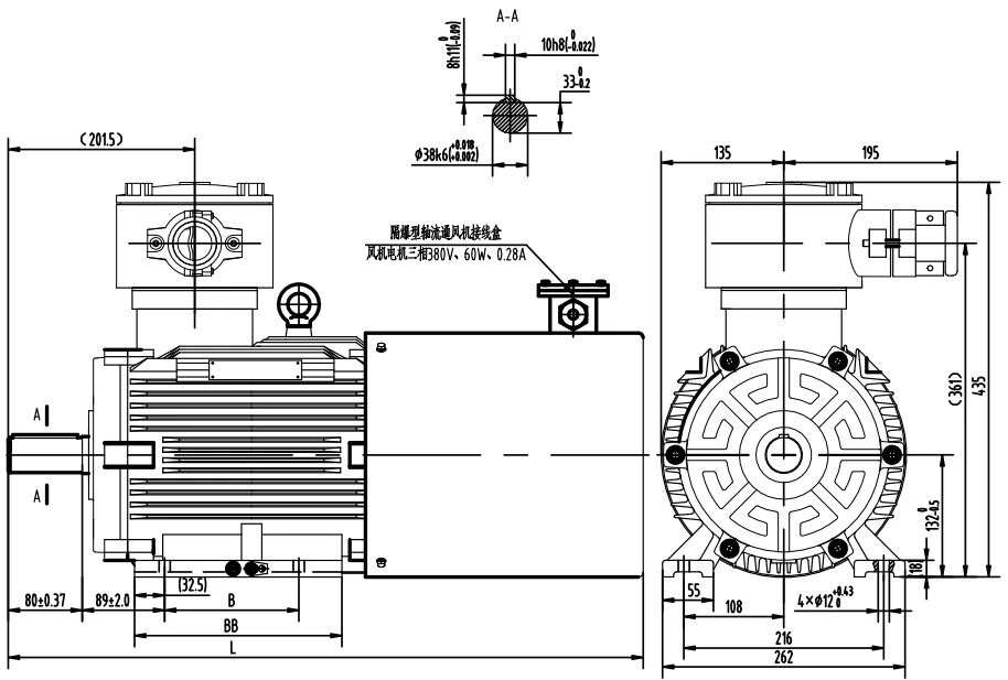 outline dimension of non plf motor outline dimension of non plf motor