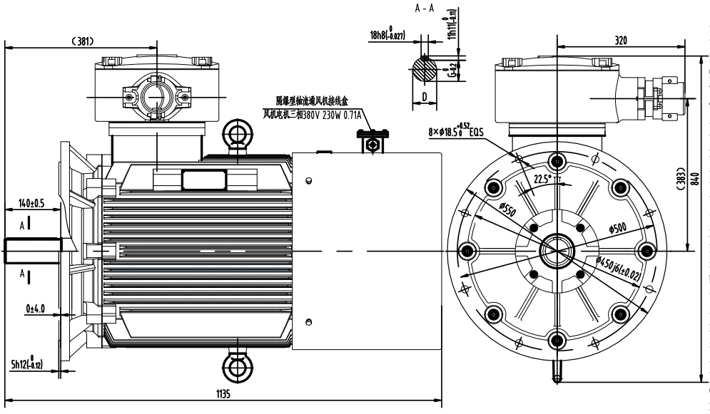 outline dimension of im b3 motor outline dimension of im b3 motor