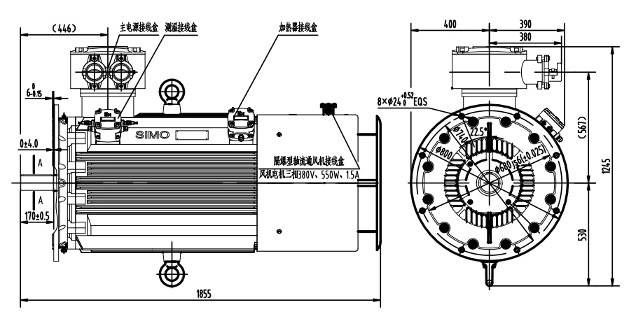 outline dimension of ac motor 1000rpm outline dimension of ac motor 1000rpm
