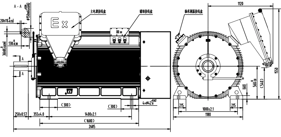 drawing of delta 3 phase motor wiring