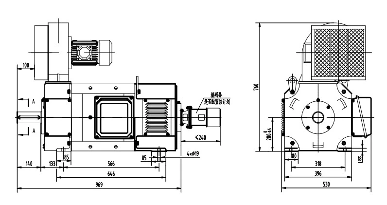 Z4-200-21 Motor DC 1500 RPM